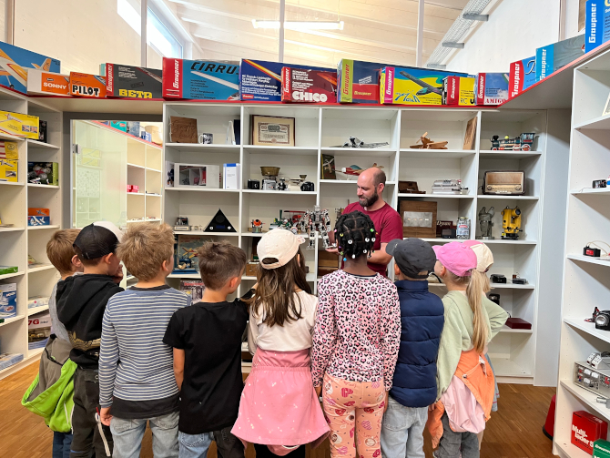 A group from the Notzingen kindergarten visited us for a tour!