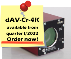The dAV-Cr-4K camera from mk-messtechnik GmbH