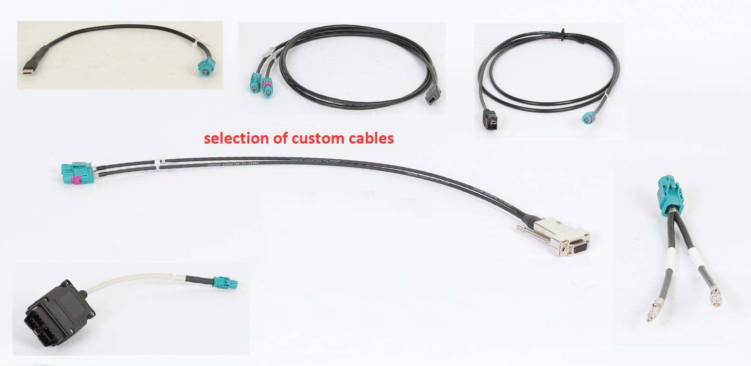 Übersicht der Adapterkabel Übersicht der Adapterkabel