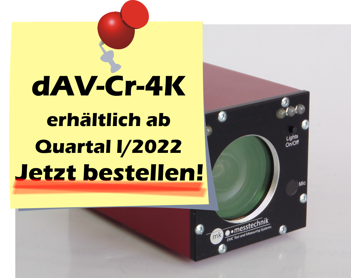 Die dAV-Cr-4K Kamera von mk-messtechnik GmbH