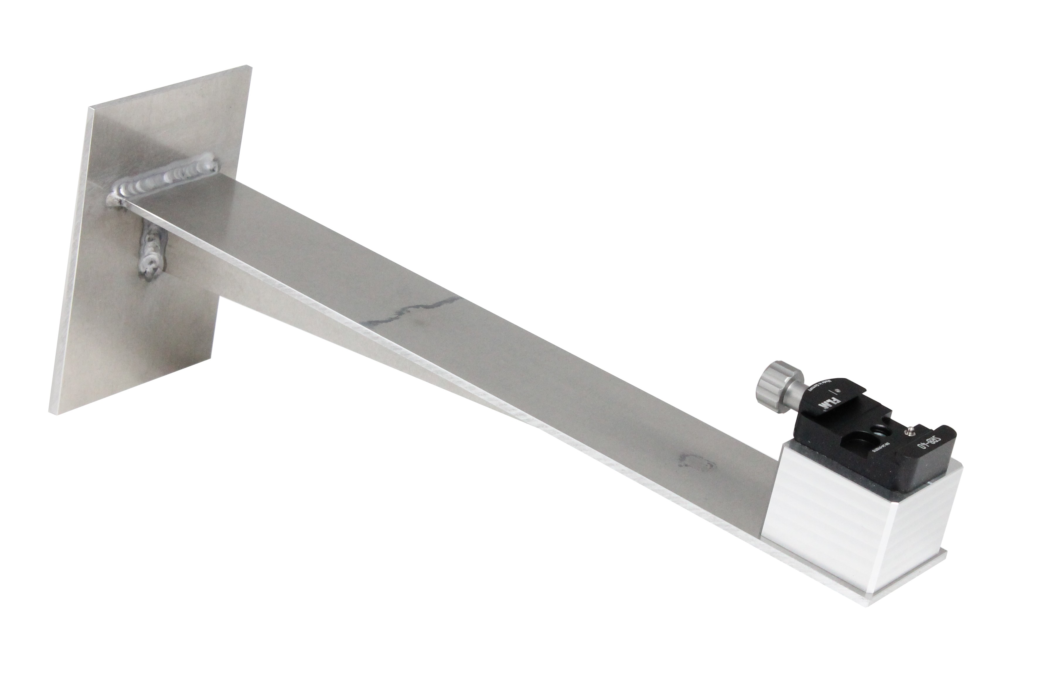 Wandhalter aus Alu mit 40 cm Länge Wandhalter aus Alu mit 40 cm Länge
