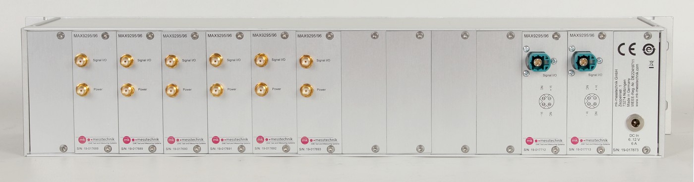 MAX9295/96 im 19"-Gehäuse MAX9295/96 im 19"-Gehäuse
