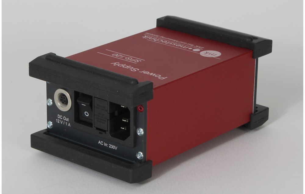 Shielded power supply for continuous supply of the camera